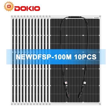 Dokio V Pc W Flexibles Solar Panel Mono Kristallines Solar