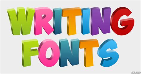 Writing Fonts Text Effect and Logo Design Font