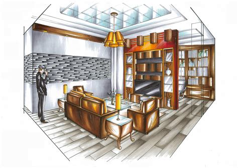 Living Room Perspective By Surjuliannes On Deviantart