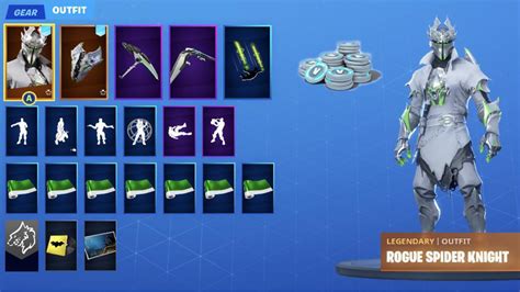 Comprar Fortnite Legendary Rogue Spider Knight Outfit 2000 V Bucks