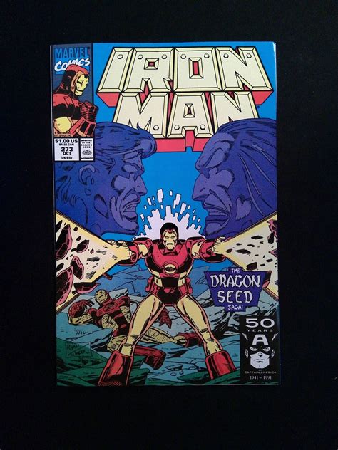 Iron Man 273 Marvel Comics 1991 Vf Comic Books Copper Age Marvel