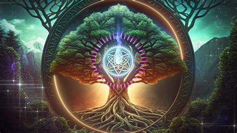 528 Hz Cultivate POSITIVE Aura TREE OF LIFE Healing Root Chakra