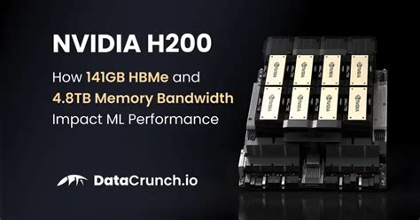 NVIDIA H200 How 141GB HBMe And 4 8TB Memory Bandwidth Impact ML