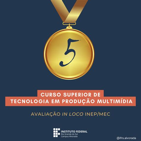 Curso superior de Tecnologia em Produção Multimídia é nota máxima na