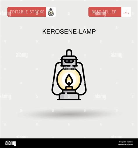 Retro Kerosene Lamp Stock Vector Images Alamy