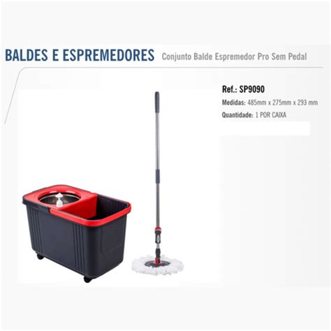 Kit Balde E Mop Pro Bettanin S pedal Sp 9090 em Promoção Ofertas na