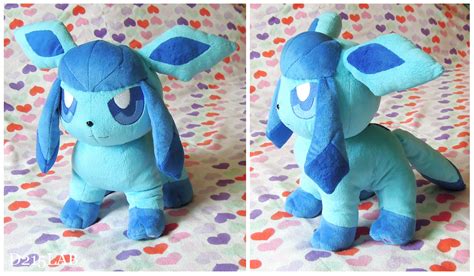 Glaceon plush by d215lab on DeviantArt