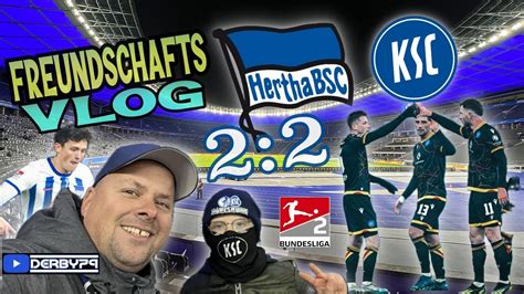 HERTHA BSC KARLSRUHER SC VEREINT IN BERLIN STADION VLOG YouTube