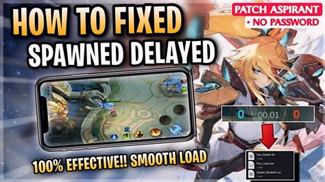 Update Fix Spawn Delay Issue In Mobile Legends Tips Tricks Work For