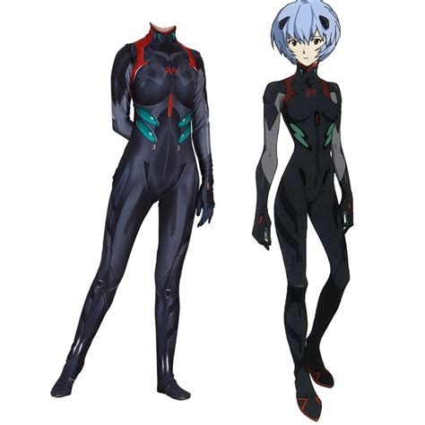 Anime Eva Neon Genesis Evangelion Plugsuit Cosplay Costume Ayanami Rei