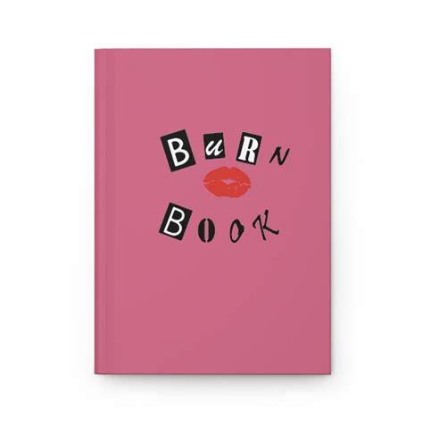 Mean Girls Burn Book Hardcover Journal Etsy