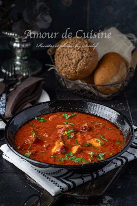 Recette de poulpe à la sauce tomate Amour de cuisine