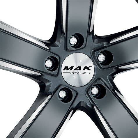 Mak Turismo Ff Gun Metal Mirror Face Wider Rear Alloy Wheels