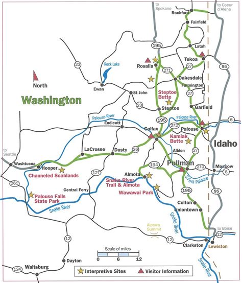 Palouse Region Map