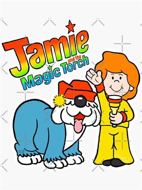 "Jamie and the Magic Torch" Sticker for Sale by FunnehGacha | Redbubble