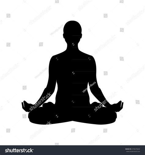 Yoga Meditation Silhouette