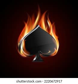 558 Spade Card Fire Images Stock Photos Vectors Shutterstock