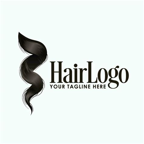 Hair Logo Design 23606841 Vector Art At Vecteezy