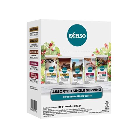 Jual Excelso Kopi Single Serving Assorted Pack Folding Box Sch X