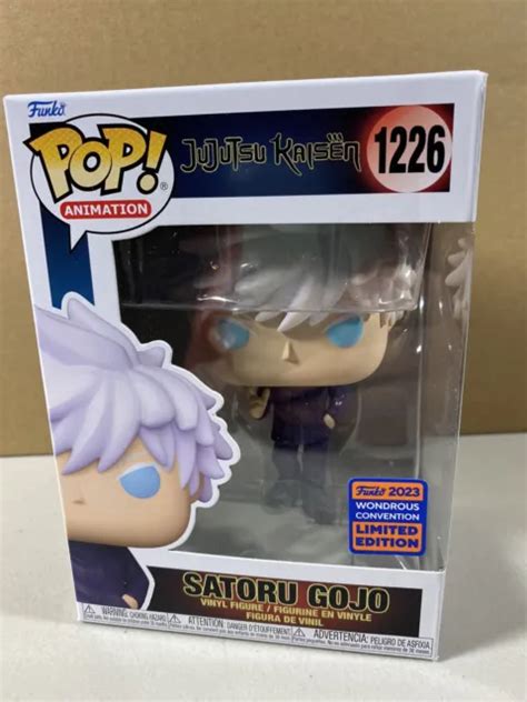 SATORU GOJO JUJUTSU Kaisen FUNKO POP Wondercon 2023 Shared Sticker W