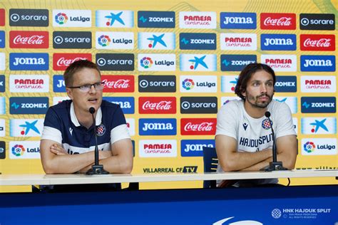 Konferencija za medije uoči utakmice Villarreal Hajduk HNK Hajduk Split