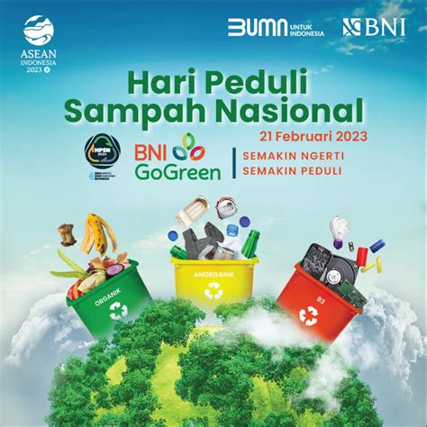 Hari Peduli Sampah Nasional Bni Beri Edukasi Pengelolaan Bank Sampah