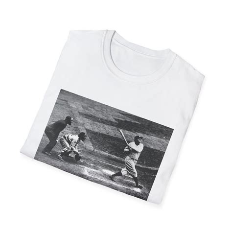Yankee Babe Ruth Calling His Shot Unisex Softstyle Baseball T Shirt Etsy