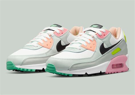 Nike Air Max 90 White Volt Green Glow Black Cz1617 100