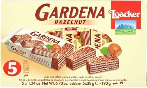 Loacker Gardena Hazelnut Wafer X G Amazon It Alimentari E Cura