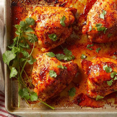 Honey Harissa Chicken Thighs