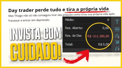 O OUTRO LADO do DAY TRADE que NINGUÉM TE CONTA YouTube