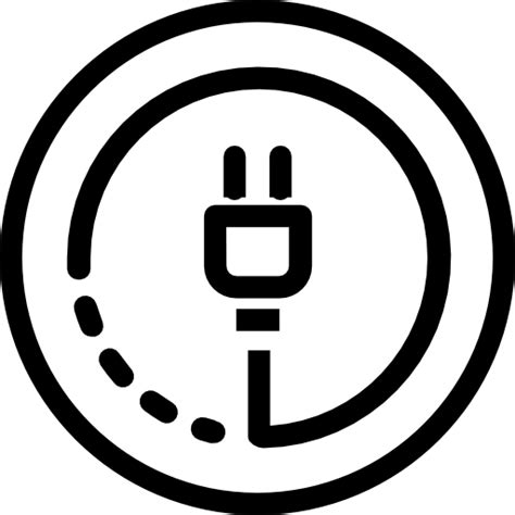 charge roundicons premium lineal icon