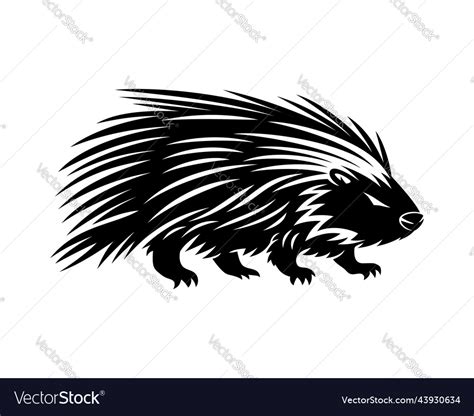 Animal porcupine icon Royalty Free Vector Image