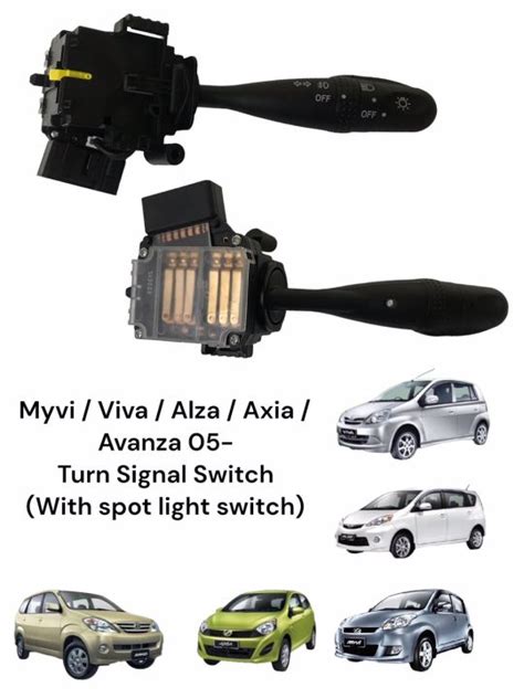 Perodua Myvi Alza Viva Axia Avanza Turn Signal Switch With