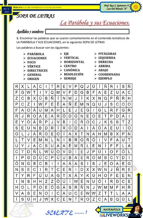 The Spanish Word Search Is Shown In This Image