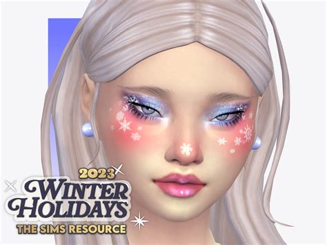 The Sims Resource Snowflake Blush