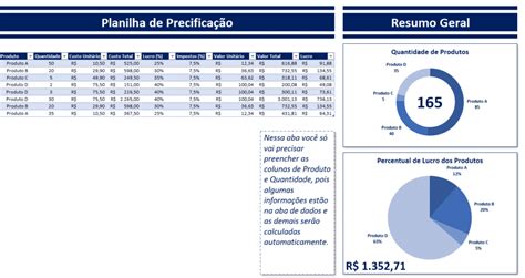 Planilha De Precifica O De Mensalidade Em Excel Planilhas Prontas