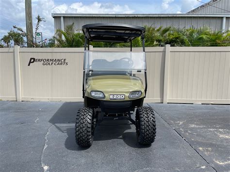 Custom Commando Green Gas Ezgo Txt Custom Golf Cart Performance Golf Carts