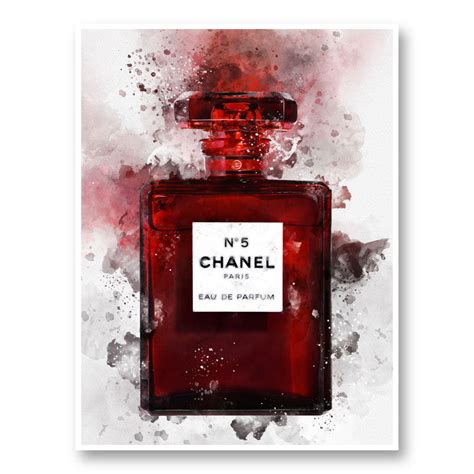 Indulgente Para buscar refugio Anestésico chanel perfume poster