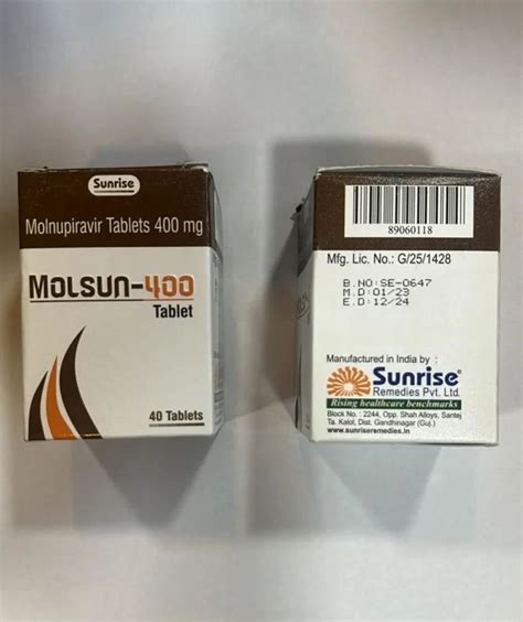 Molnupiravir 400mg - Lagevrio at Rs 1400/bottle | Molnupiravir Capsules ...