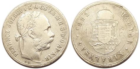 1 forint 1882 Ferenc József Zomi Numizmatika