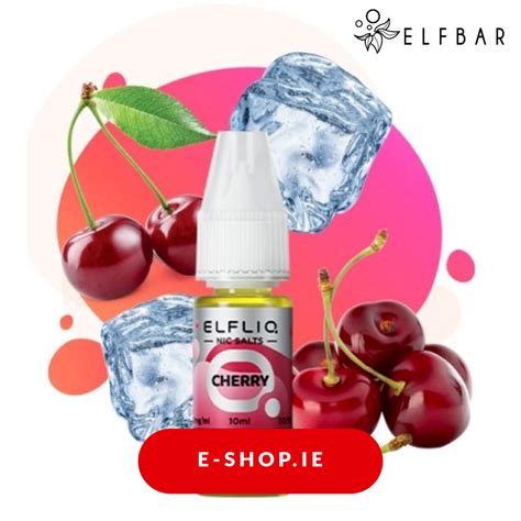 Cherry Nic Salt E Liquid By Elf Bar Elfliq E Shop Ie