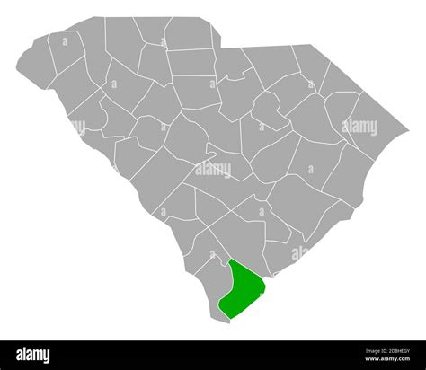 map  beaufort  south carolina stock photo alamy