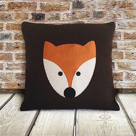 Fox Pillow Cover Etsy