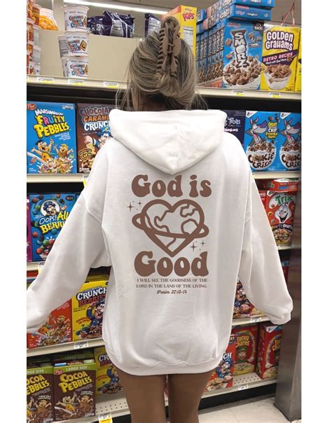 Trendy Christian Hoodie Aesthetic Christian Hoodie God Is Good Jesus Hoodie Christian Clothing