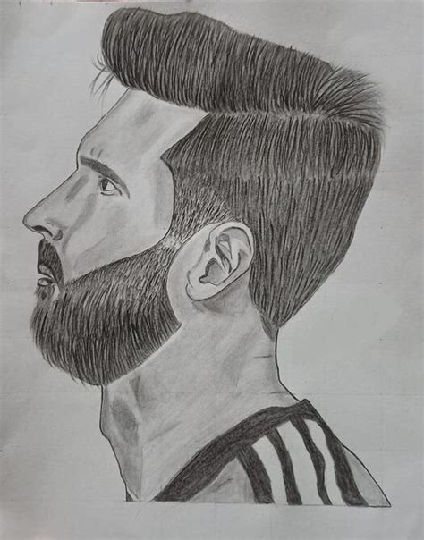 Artstation Lionel Messi Pencil Sketch