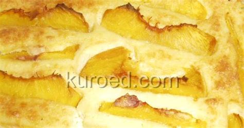 РЕЦЕПТЫ | Творожный тортик с персиками
