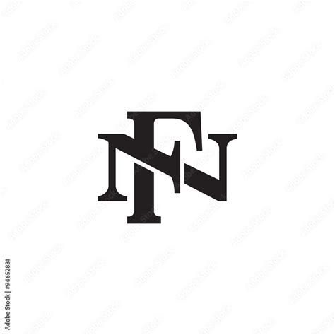 Letter N and F monogram logo Stock Vector | Adobe Stock