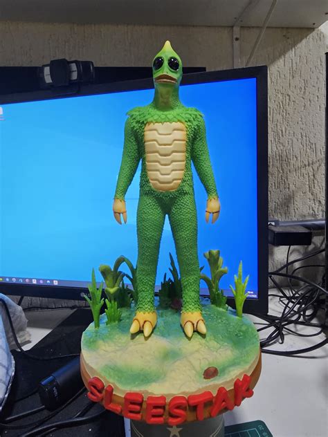 🗿 Land of the Lost - Sleestak - Fanart・ STL File for 3D printing・Cults