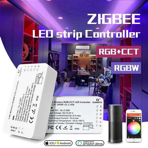 Gledopto Dc V Rgb Cct Rgbw Zigbee Smart Led Strip Controller